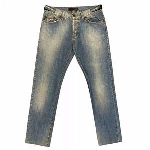 Just Cavalli Distressed Slim Jeans